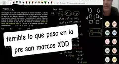 Alumna de la pre San Marcos enfurece con su compañera por no saber operación matemática