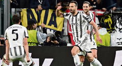 Empate agónico: Juventus empató contra Sevilla por la Europa League