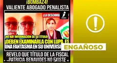 Patricia Benavides: abogado no dijo en video que títulos de fiscal de la Nación “no existen”