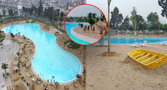 Rafael López Aliaga inaugura playa artificial en SJL: ¿qué diferencias tiene con el proyecto original?