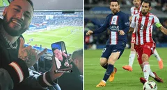 Neymar y Suárez alentaron a Messi mientras era silbado en el Parque de los Príncipes