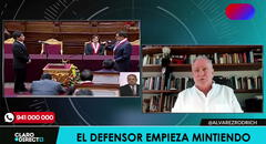 AAR: "El defensor del Pueblo dijo que no tenía nada que ver con Perú Libre y no es cierto"