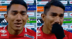“Quiero sacar adelante a mi familia”: jugador lloró tras debutar con un 5-0 en contra en Liga 1