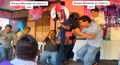 Padres bailan “Feria de Cepillín” de Yola Polastri en fiesta infantil: “Revivieron su infancia”