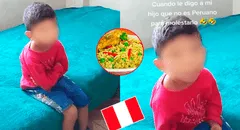 Mujer le dice a su hijo que no es peruano, pero él responde: “Sí lo soy, porque me gusta el arroz con pollo”