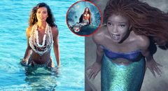 Thalía reacciona al meme de una escena similar a “La Sirenita” y “Marimar”: “Mismo ADN”