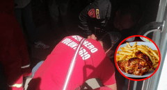 Joven muere tras atragantarse comiendo pollo a la brasa en Arequipa