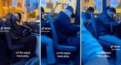 ¡Solo en Perú! Argentina sube a bus y queda en shock al ver a la mayoría de pasajeros dormidos
