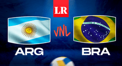 Argentina vs. Brasil EN VIVO: ¿a qué hora y dónde ver el partido por la Volleyball Nations League 2023?