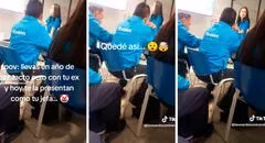 Joven se reencuentra con su ex en el trabajo tras un año de terminar: “Elegido para ser un guerrero”