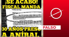 Ministerio Público no “mandó preso” a Aníbal Torres por 30 años, como asegura post viral