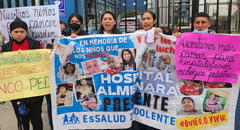 Madres de niños con cáncer denuncian deficiencia de atención y falta de camas en Hospital Almenara
