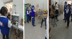 Colapsan hospitales en Piura y pacientes con dengue son atendidos en sillas