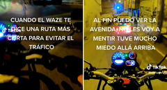 Waze manda a motociclista por peligrosa ruta y casi no la cuenta: “Tuve mucho miedo”