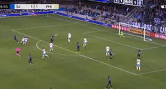 Miguel Trauco anotó un espectacular golazo al ángulo desde fuera del área en la MLS