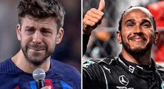 Así fue la incómoda reacción de Gerard Piqué ante la mención de Lewis Hamilton: ¿qué dijo?