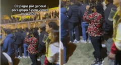 Peruana llevó binoculares para ver al Grupo 5 y se vuelve viral: No me va a tragar la pobreza