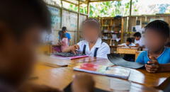 ¿Cuáles son los cursos obligatorios en educación primaria en el Perú?