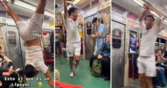 Artista callejero deslumbra al interpretar canción de "Frozen" en metro: "¡Qué talento!"