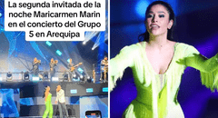 Grupo 5 y Maricarmen Marín juntos en concierto de Arequipa: ¿cómo fue el espectacular show?