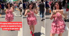 Latina impresiona con baile y canto en plena calle de Corea del Sur: "¡Qué gran actitud!"