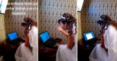 Novia presenta su trabajo de maestría minutos antes de su boda y se vuelve viral: “Supereficiente”