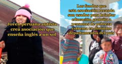 Peruana con autismo creó asociación que enseña inglés a un sol y sorprende en redes: “Qué bello”