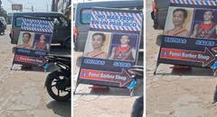 Barbería utiliza singular cartel publicitario para atraer más clientes: "Perú es otro level"