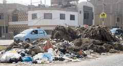 Chiclayo reporta 300 toneladas de basura sin recoger
