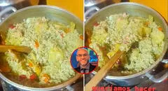 Jóvenes querían preparar aguadito y terminan haciendo arroz con pollo: "Siguieron la receta de Mr. Peet"