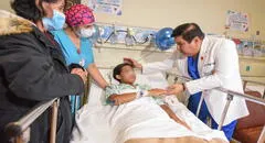 Adolescente con 22 fracturas en el rostro vuelve a sonreír tras reconstrucción facial en Hospital del Niño