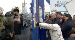 Gran Mercado Mayorista: así fue el violento enfrentamiento entre los comerciantes y la PNP
