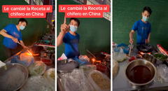 Peruano enseña a preparar tallarín saltado a cocinero en China y usuarios dicen: "Le pusiste sazón"