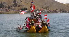 Puno en riesgo por descenso del nivel del agua en lago Titicaca