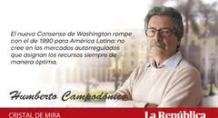 El nuevo Consenso de Washington, por Humberto Campodónico