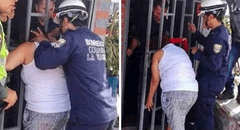 Mujer quedó atrapada en la reja de su casa tras ir a escuchar discusión de una pareja en Venezuela