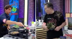 'El gran chef: famosos': Antonio Pavón tira por accidente agua hirviendo a la estación de Jimmy Santi