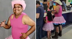 Padre asiste a estreno de 'Barbie' vestido de rosa con su hija y recibe elogios: “Hermoso gesto”