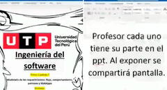 Universitarios entregan trabajo y detalle deja en shock al maestro: "Ni siquiera lo voy a buscar"