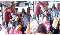 Hombre quiere bajar de bus, pero pasajero dormido se lo impide: “Iba a Caquetá y termina en Naranjal”
