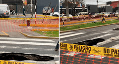 San Miguel: enorme grieta en av. Universitaria provoca cierre de tramo por más de 7 días