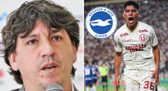 Ferrari respondió claro sobre el supuesto seguimiento del Brighton de Inglaterra a Piero Quispe