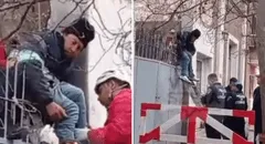 Argentina: partes íntimas de ladrón quedaron enganchadas en reja de casa que intento robar