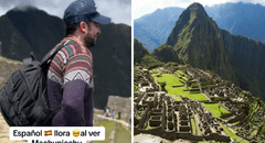 Cusco: español se emociona y llora al presenciar la imponente belleza de Machu Picchu