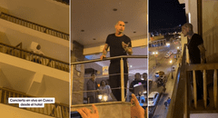 Emanuel Noir de Ke Personajes cantó desde su hotel tras cancelarse 2 shows en Cusco: "Siempre humilde"