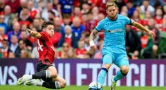 Manchester United empató 1-1 con Athletic Club con gol agónico de Facundo Pellistri