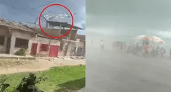 Loreto: vientos intensos de hasta 75 km/h destruyeron techos de viviendas en Iquitos