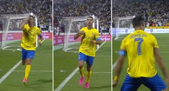 El inédito gesto de Cristiano Ronaldo antes de hacer el "siu" en su celebración ante el Al Shorta