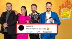 Usuarios piden SACAR a este famoso de la nueva temporada de 'El gran chef': "Morán, fallaste esta vez"