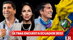Última encuesta presidencial Ecuador: ¿quién va ganando las Elecciones 2023 según Click Report?